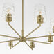 Goodwin 8 Light 32 inch Aged Brass Chandelier Ceiling Light