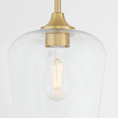 Raymond 1 Light 8 inch Aged Brass Pendant Ceiling Light
