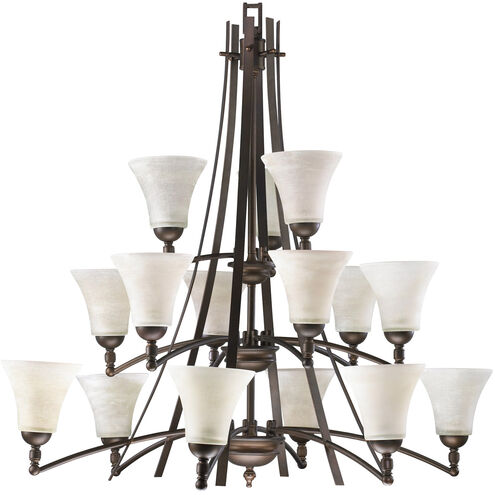 Aspen 15 Light 41 inch Oiled Bronze Chandelier Ceiling Light