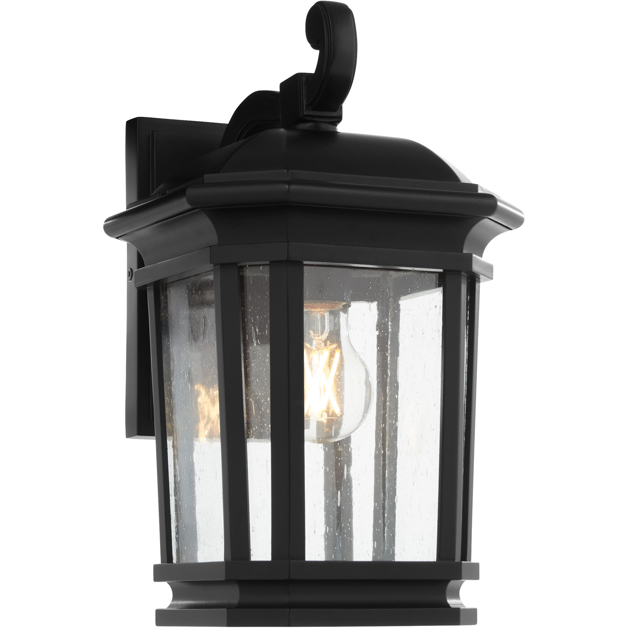 Murphy 1 Light 14 inch Matte Black Outdoor Wall Lantern