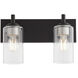 Fallstaff 2 Light 14.5 inch Matte Black Vanity Light Wall Light