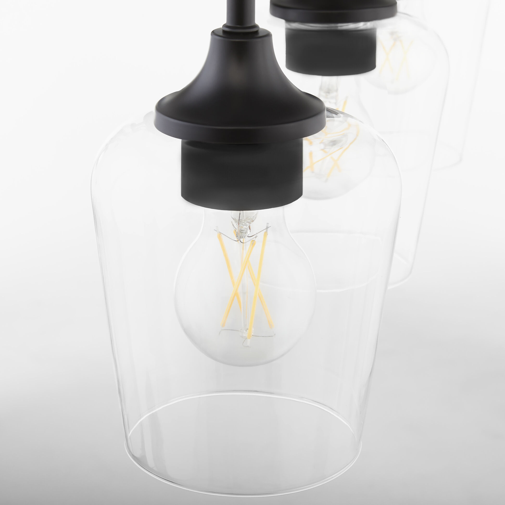 Raymond 3 Light 23 inch Matte Black Vanity Light Wall Light