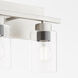 Carter 3 Light 22 inch Satin Nickel Vanity Light Wall Light