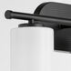 Belinder 3 Light 24 inch Matte Black Vanity Light Wall Light