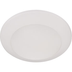 LED Disk 1 Light 9.5 inch Studio White Indoor/Outdoor Flush Mount