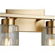 Ladin 2 Light 14 inch Aged Brass Vanity Light Wall Light