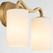 Rutherford 2 Light 13.25 inch Brushed Brass Vanity Light Wall Light