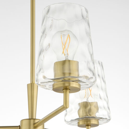 Goodwin 3 Light 22 inch Aged Brass Chandelier Ceiling Light