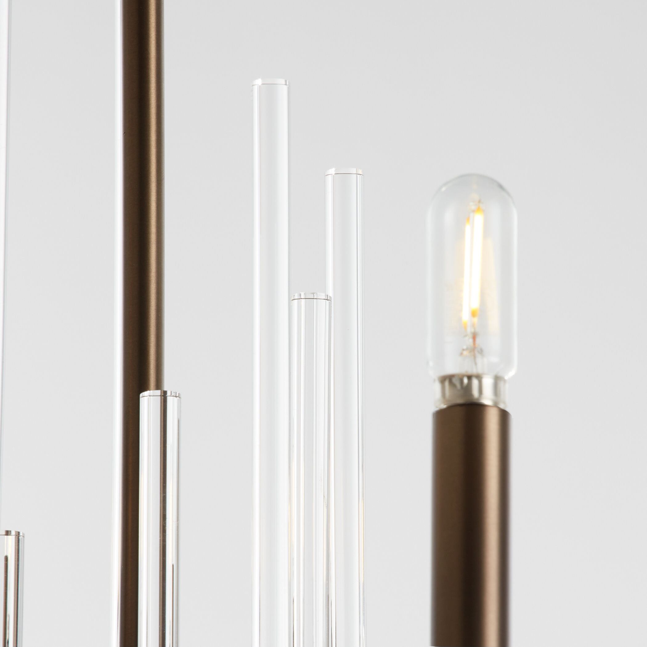 Summit 6 Light 28 inch Dark Brass Chandelier Ceiling Light