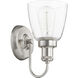 Fort Worth 1 Light 6 inch Satin Nickel Wall Sconce Wall Light