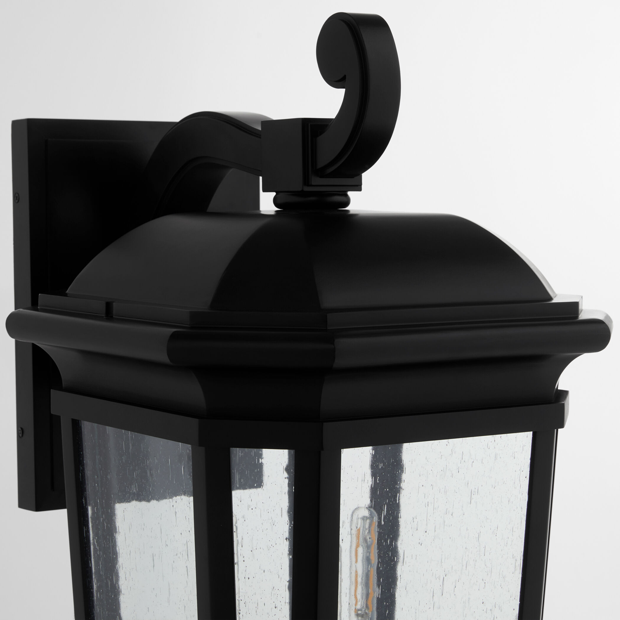 Murphy 3 Light 24 inch Matte Black Outdoor Wall Lantern