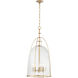 Alice 3 Light 15.5 inch Aged Brass Pendant Ceiling Light