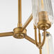 Whitmire 3 Light 24 inch Brushed Brass Chandelier Ceiling Light