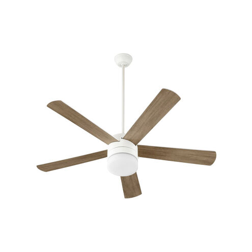 Maxwell 52 inch Studio White with Studio White/Weathered Gray Blades Ceiling Fan