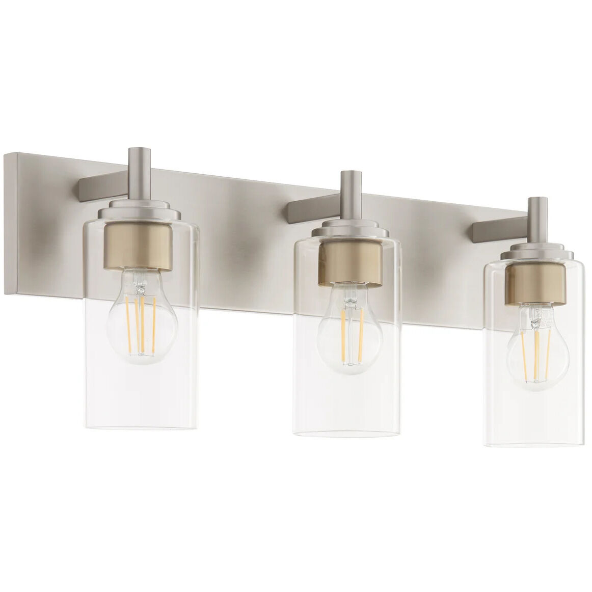 Fallstaff 3 Light 22.5 inch Satin Nickel Vanity Light Wall Light