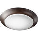 Fort Worth 1 Light 7.5 inch Oiled Bronze Flush Mount Ceiling Light, Pack of 24