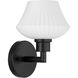Cassini Wall Mount Wall Light in Matte Black