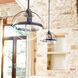 Meridian 1 Light 15 inch Oiled Bronze Pendant Ceiling Light