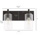 Fallstaff 2 Light 14.5 inch Matte Black Vanity Light Wall Light