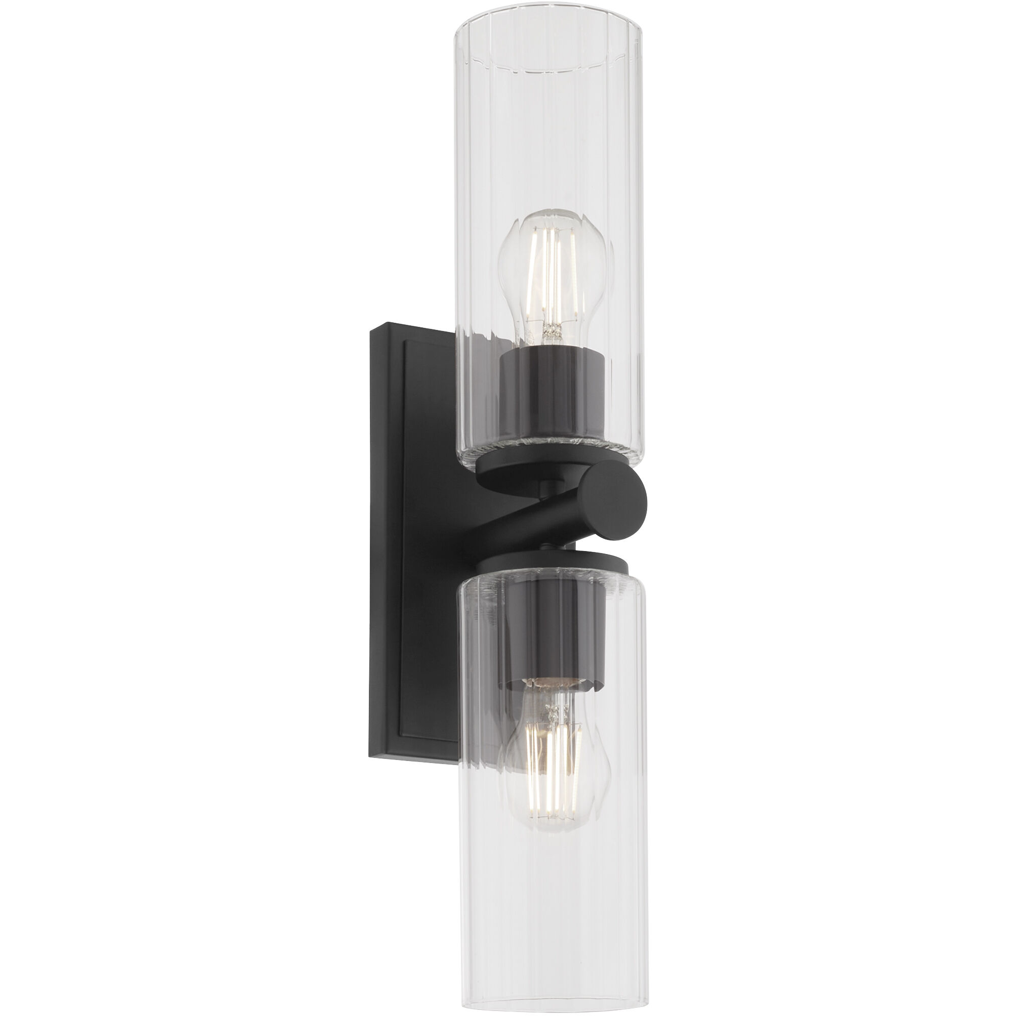 Mercier Wall Mount Wall Light in Matte Black