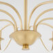 Maryse 10 Light 60 inch Aged Brass Chandelier Ceiling Light