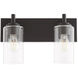 Fallstaff 2 Light 14.5 inch Matte Black Vanity Light Wall Light