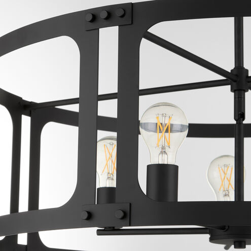 Colburn 5 Light 29 inch Matte Black Pendant Ceiling Light