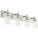 Fallstaff 4 Light 31.5 inch Satin Nickel Vanity Light Wall Light