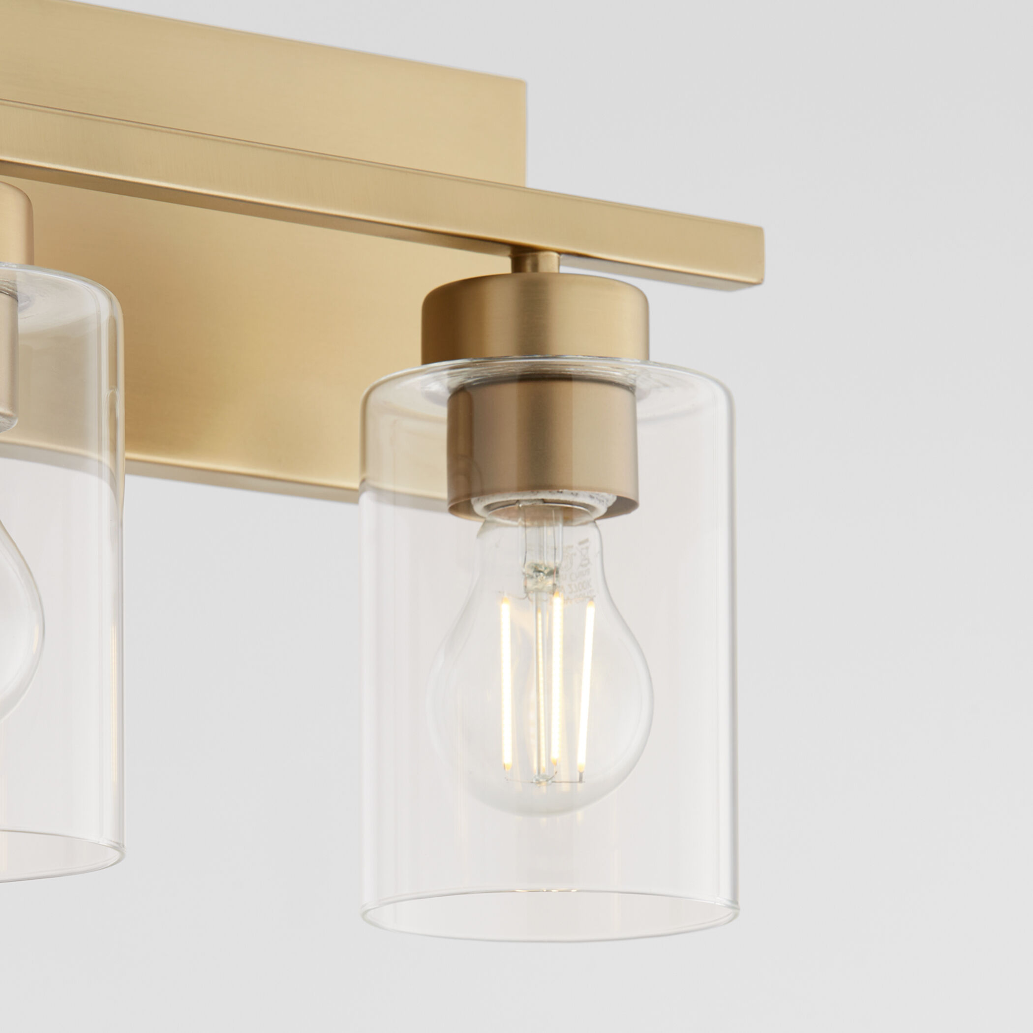 Carter 4 Light 30 inch Aged Brass Vanity Light Wall Light