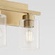 Carter 4 Light 30 inch Aged Brass Vanity Light Wall Light