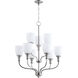 Richmond 9 Light 26 inch Satin Nickel Chandelier Ceiling Light