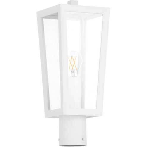Bravo 1 Light 17.13 inch White Outdoor Post Lantern