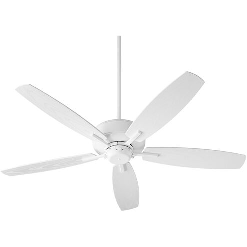 Breeze Patio 52 inch Studio White Patio Fan in Not Included, Quorum Home