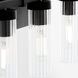 Kilbey 3 Light 19 inch Matte Black Vanity Light Wall Light