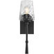 Goodwin 1 Light 4.75 inch Matte Black Wall Mount Wall Light in 16 in.