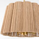 Anton 3 Light 16 inch Brushed Brass Pendant Ceiling Light