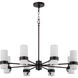 Sojourn 8 Light 36 inch Bronze Chandelier Ceiling Light