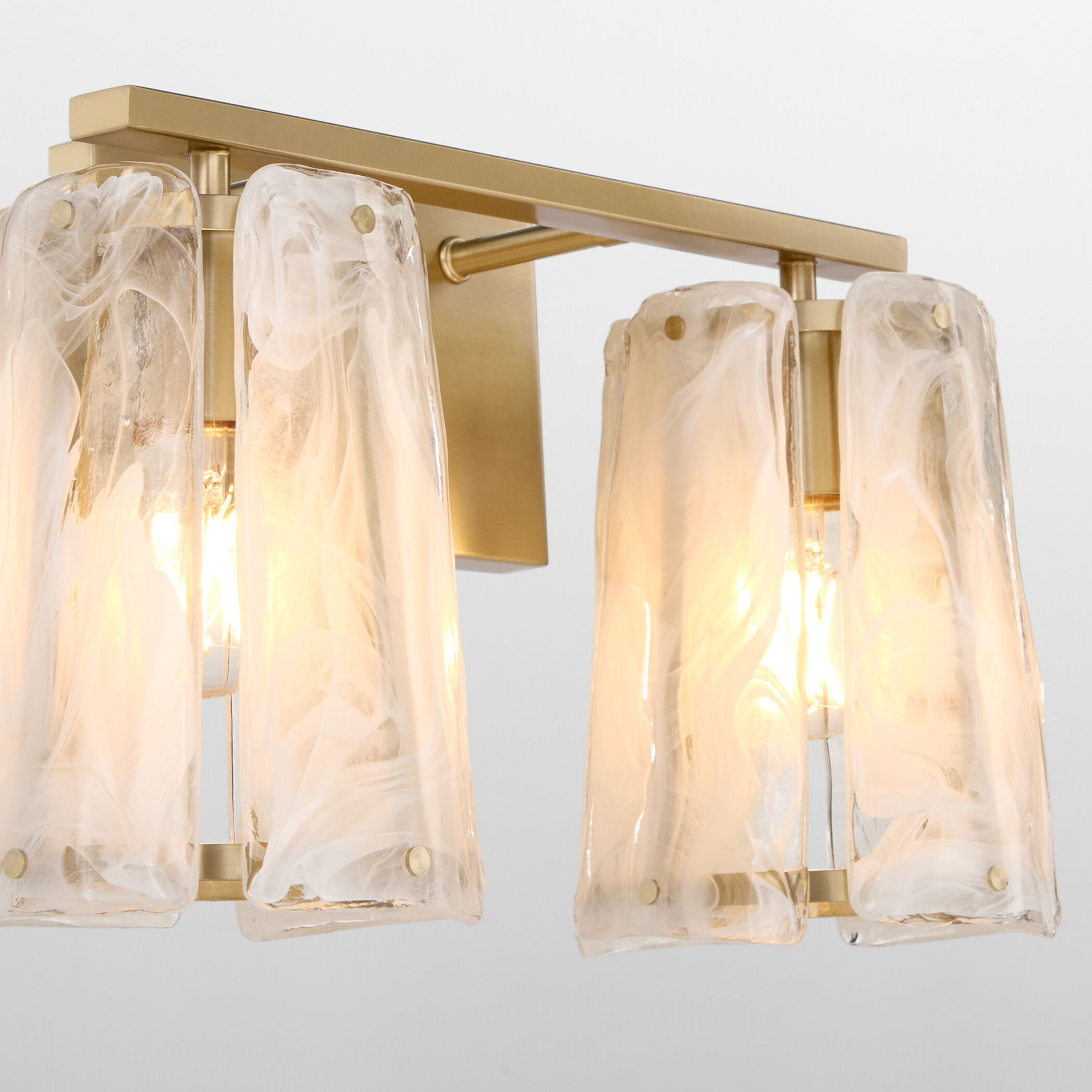 Prestige 2 Light 17 inch Aged Brass Vanity Light Wall Light