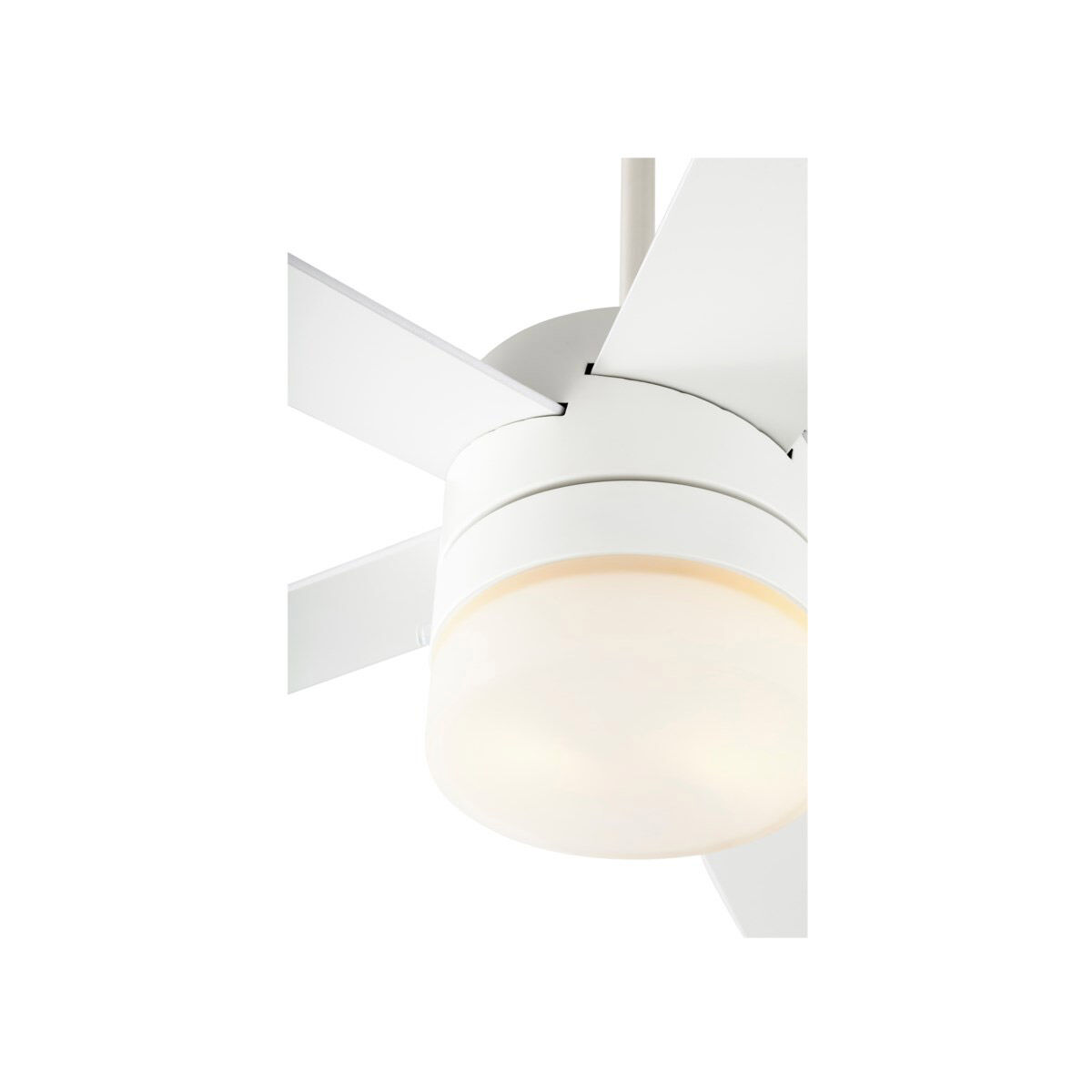 Maxwell 52 inch Studio White with Studio White/Weathered Gray Blades Ceiling Fan