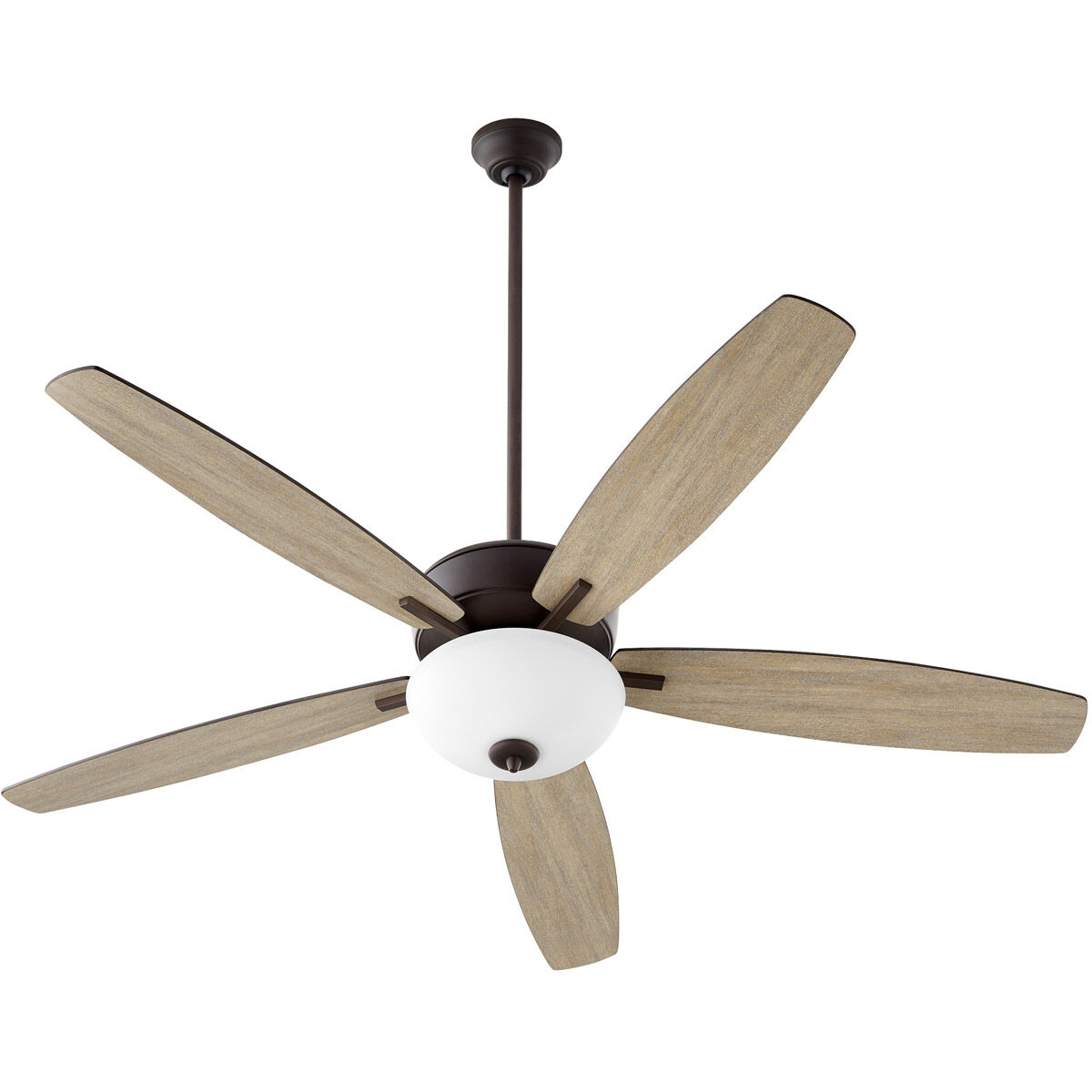 Breeze 60 inch Oiled Bronze with Oiled Bronze/Weathered Oak Blades Ceiling Fan