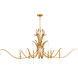 Majesty 8 Light 32 inch Gold Leaf Chandelier Ceiling Light