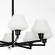 Cassini 8 Light 33 inch Matte Black Chandelier Ceiling Light