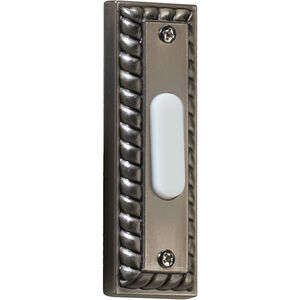 Lighting Accessory Antique Silver Traditional Rectangle Doorbell