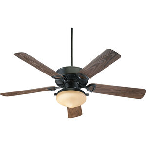 Quorum Estate Patio 52 inch Old World with Walnut Blades Outdoor Ceiling Fan  1435259395 - Open Box