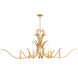 Majesty 8 Light 32 inch Gold Leaf Chandelier Ceiling Light