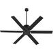 Zeus 65 inch Matte Black Patio Fan