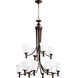 Rossington 12 Light 35.25 inch Oiled Bronze Chandelier Ceiling Light