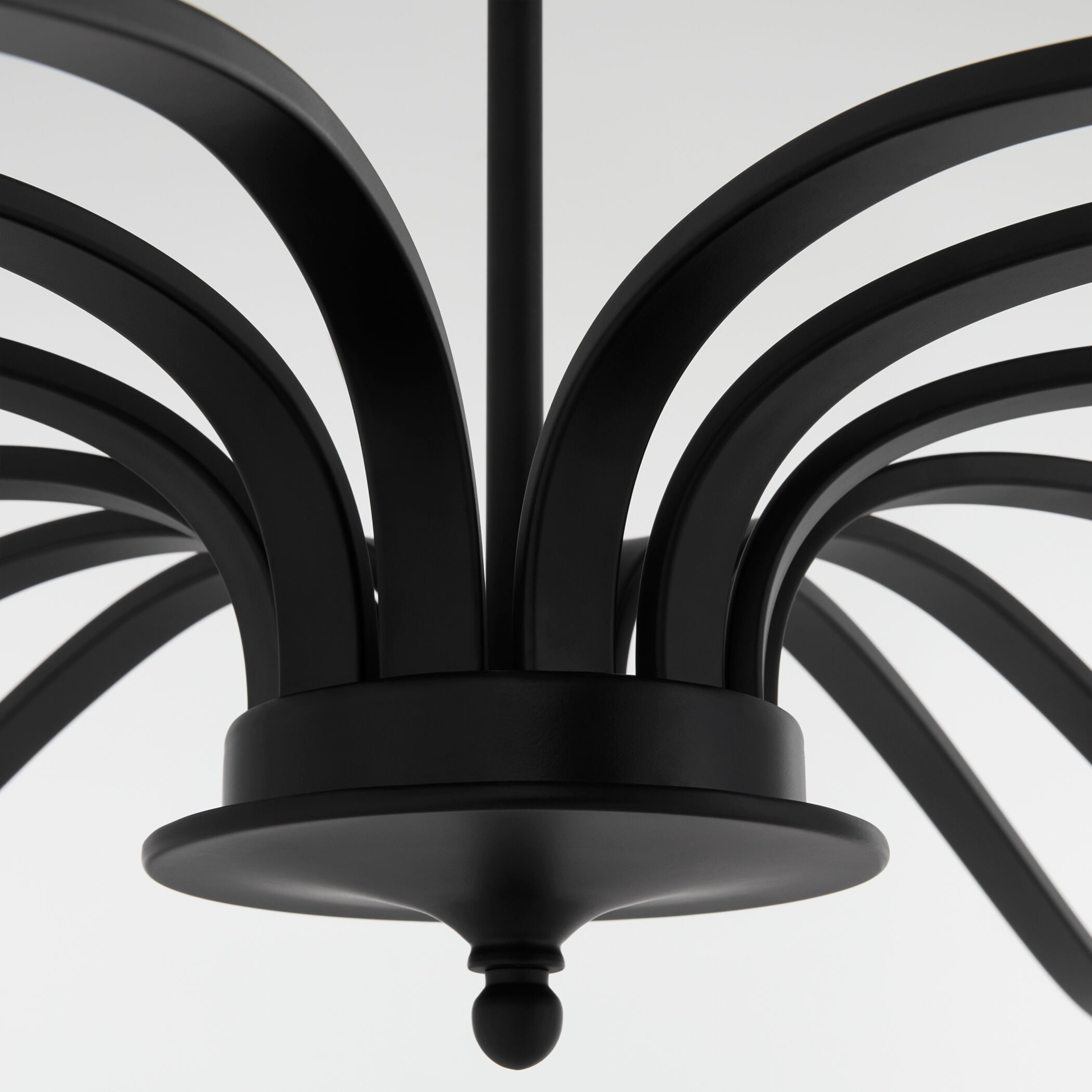 Chantelle 12 Light 60 inch Matte Black Chandelier Ceiling Light