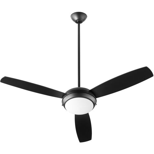 Expo 52 inch Matte Black with Matte Black/Weathered Gray Blades Ceiling Fan