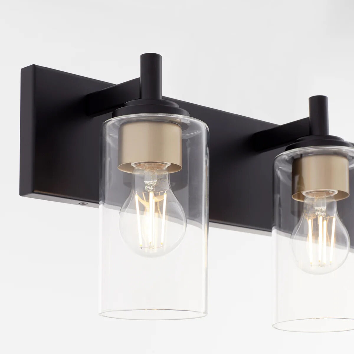 Fallstaff 3 Light 22.5 inch Matte Black Vanity Light Wall Light